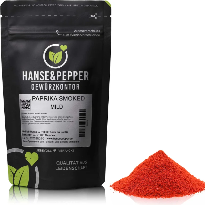 Paprika smoked (geräuchert) mild