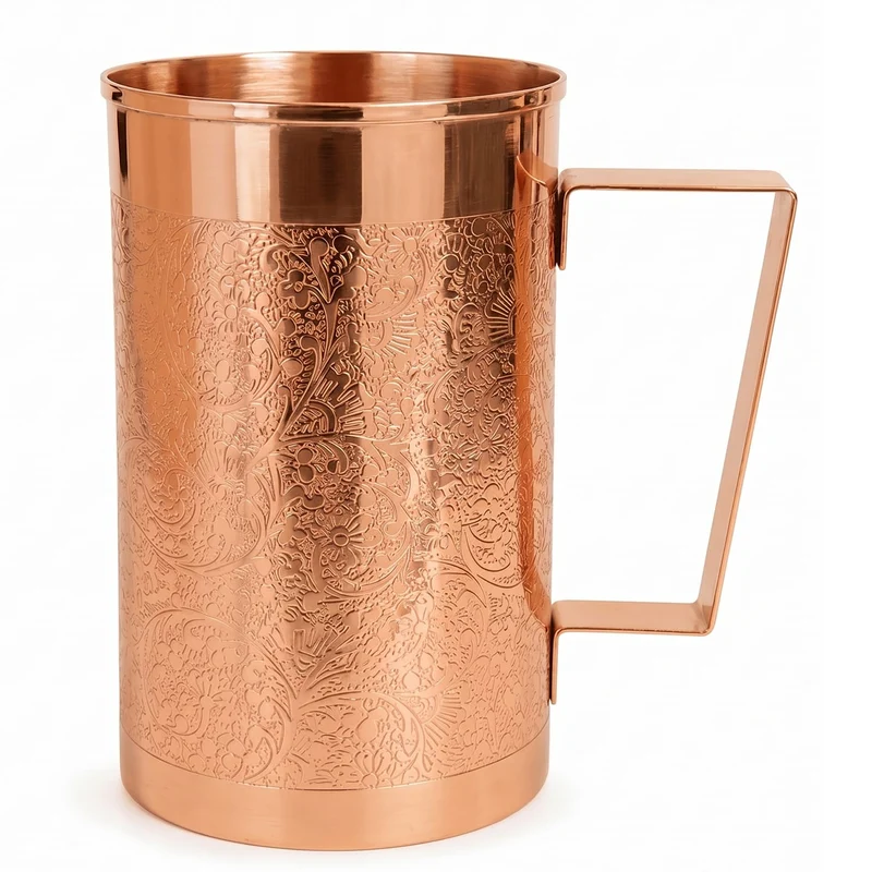 Kupferkrug Flower, 1.5 Liter