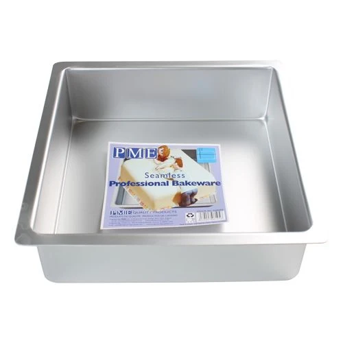 PME Backform – Quadratisch 30 x 30 cm – 7,5cm Square pan Extra tief