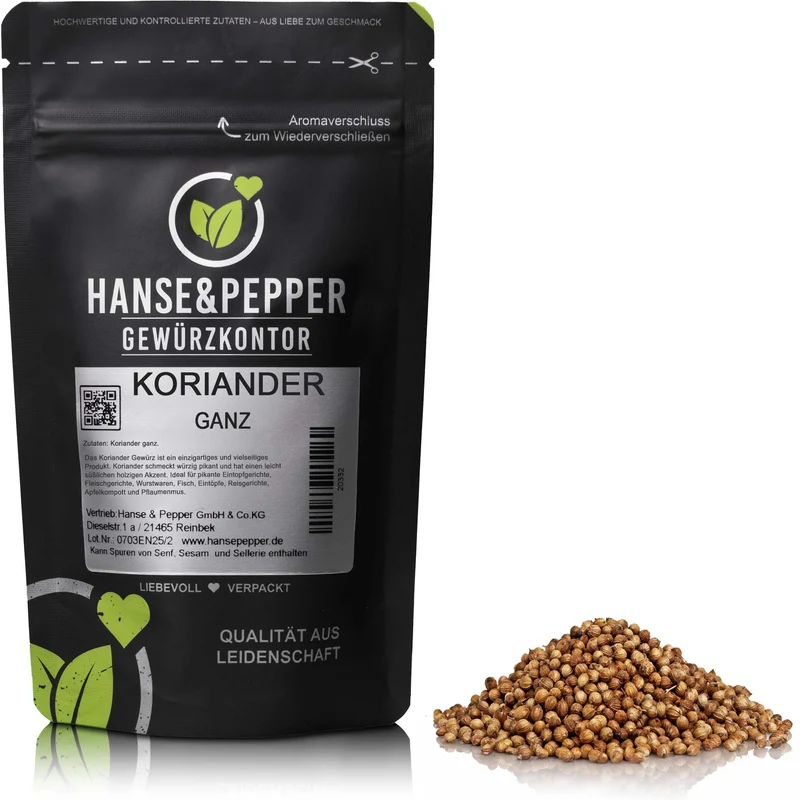Koriander - ganz