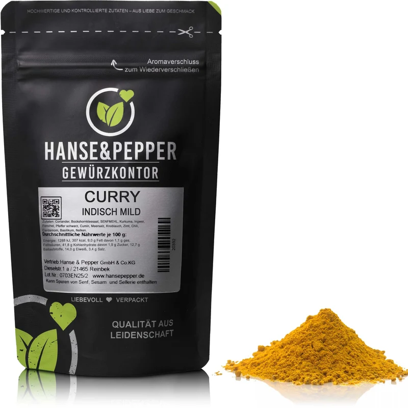 Curry Indisch Madras - mild